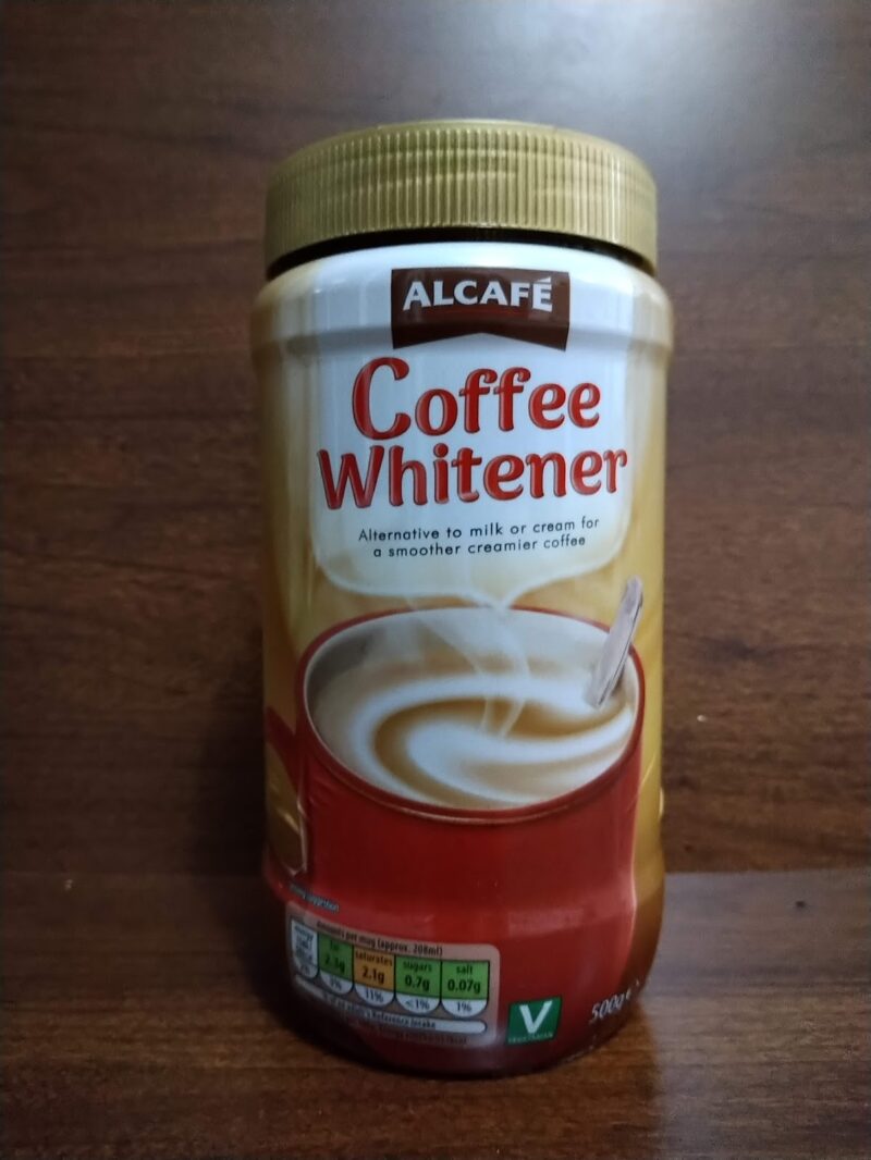 イギリス コーヒーホワイトナー（≒クリープ） Alcafe Coffee Whitener かもめらいおん 絵空事