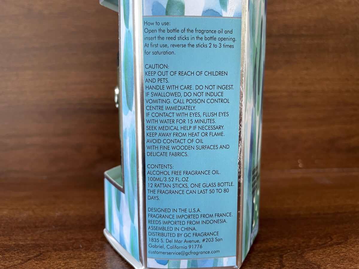 イギリス 芳香剤 象マーク High fragrance reed diffuser Rainforest Jasmine かもめらいおん 絵空事