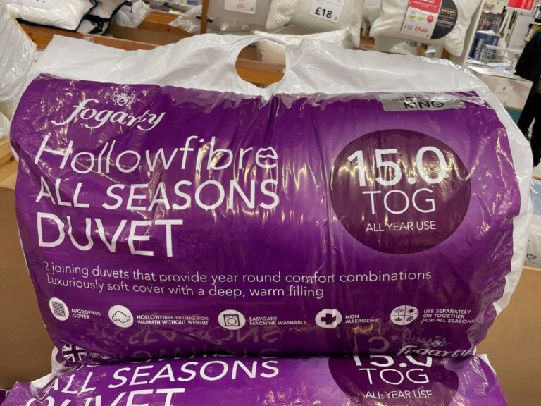 60??? ???????????? ?????? ??????????????? Fogarty Hollowfibre All seasons Duvet 15.0 tog King